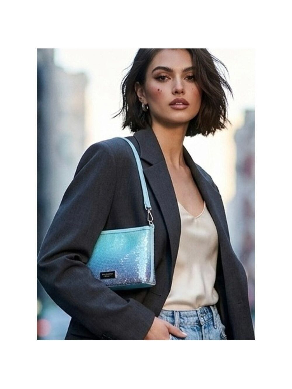 Kate Spade New York Lulu Ombré Sequin East West Poche
